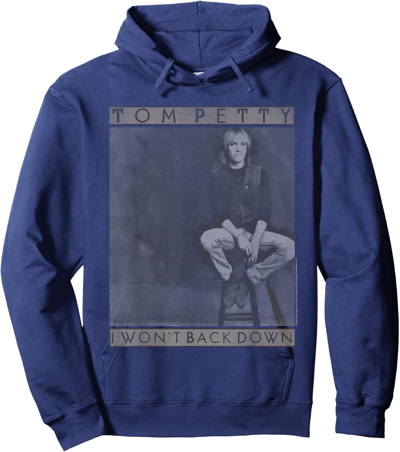 Popfunk Tom Petty I Won't Back Down , Small Hoodie - Hoodie | Navy