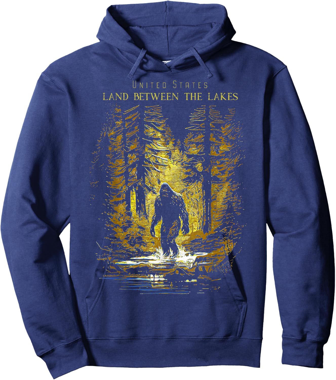 Land Between the Lakes United States Hoodie - Hoodie | Navy