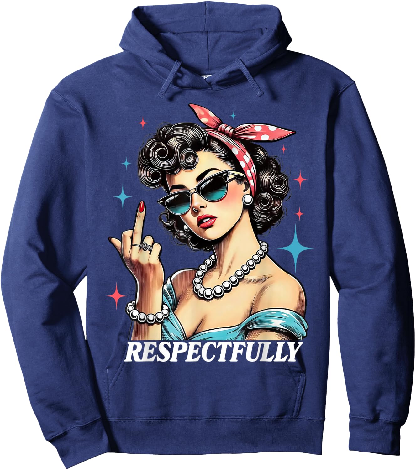 Respectfully Women Hoodie - Hoodie | Navy