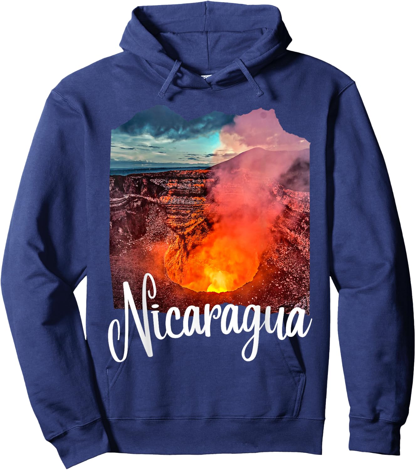 Nicaragua Souvenir Volcano Nicaraguan Nicaragua Hoodie - Hoodie | Navy