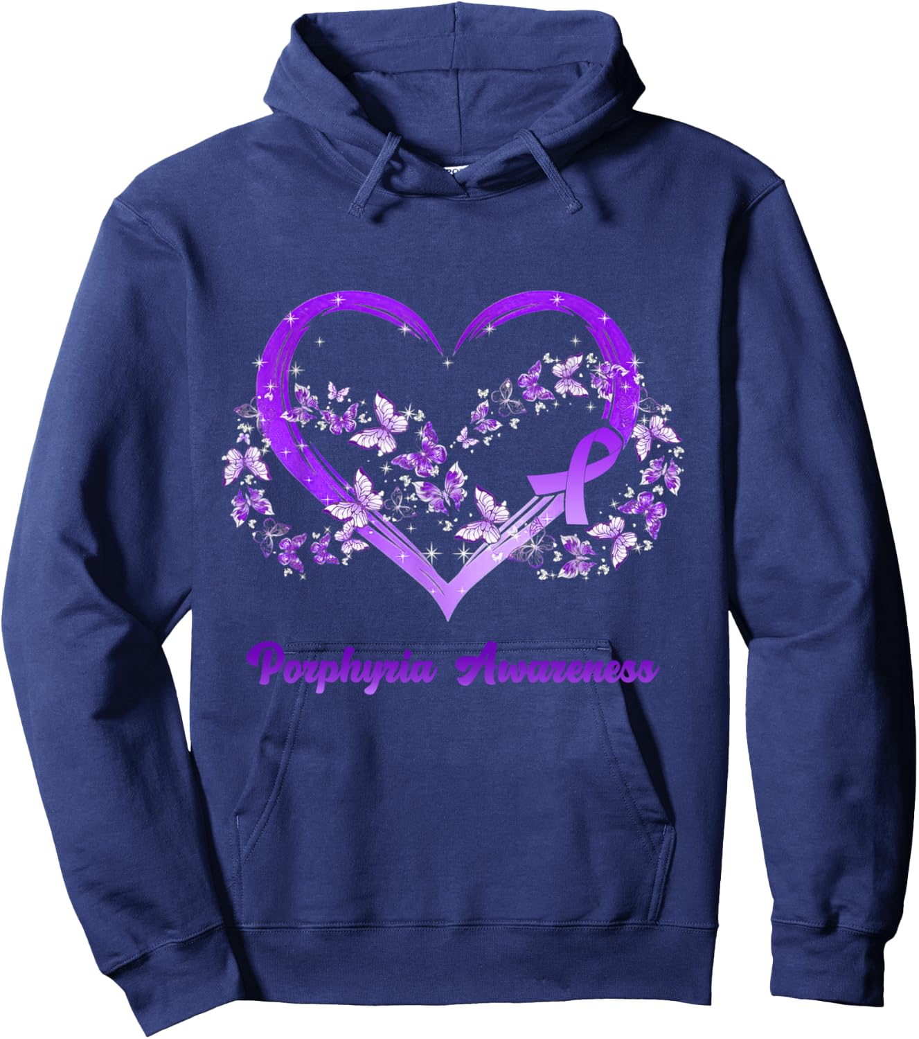 Porphyria Awareness Gifts Hoodie - Hoodie | Navy