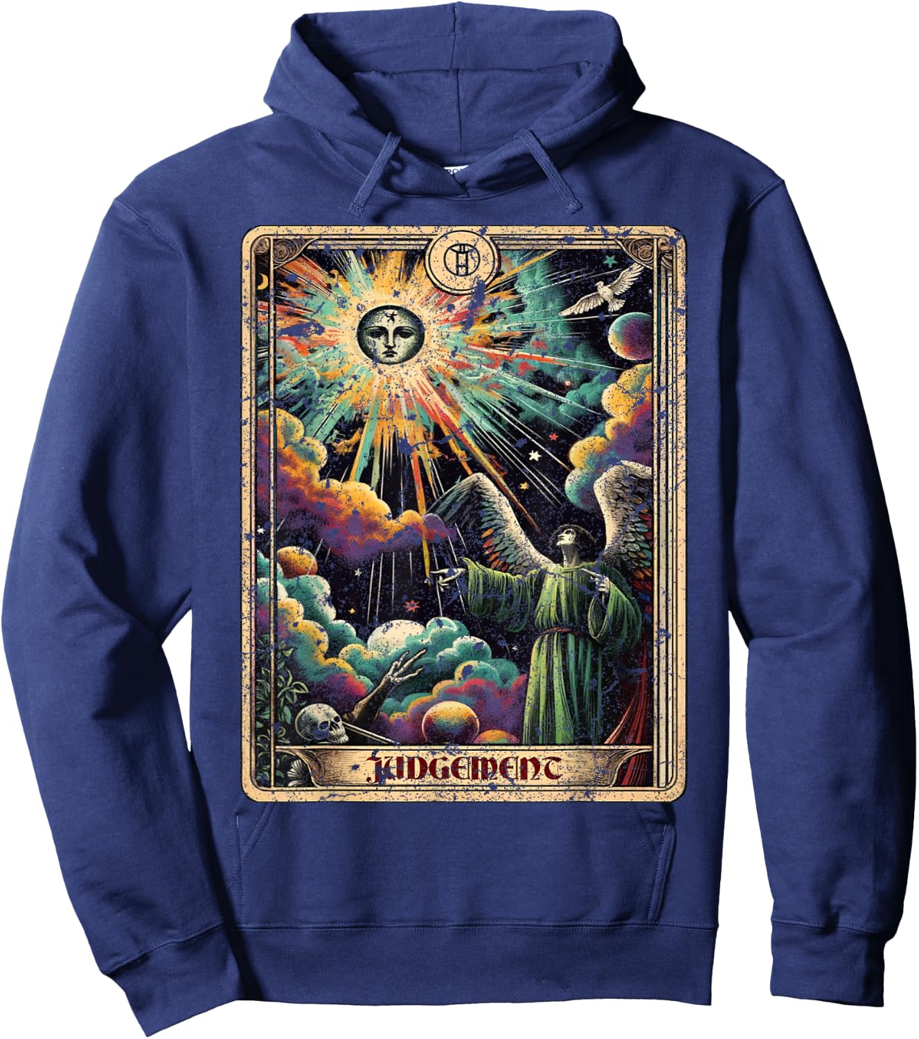 Judgement Tarot Card Hoodie - Hoodie | Navy