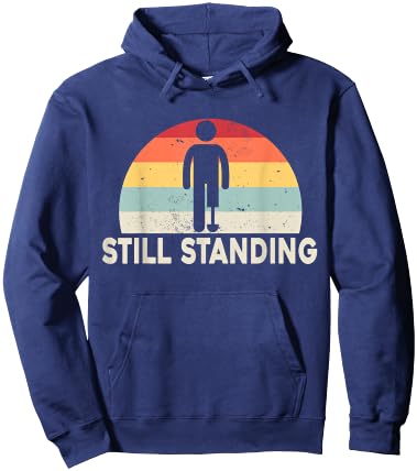 Still Standing Funny Leg Amputee Hoodie - Hoodie | Navy