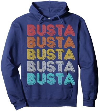 Vintage Retro Busta Hoodie - Hoodie | Navy