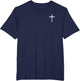 Bold Brushstroke Cross | Minimalist Clothing