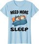 Cute Wolf Need More Sleep Pajamas Nightgown