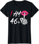 I Am 46 Plus 1 Middle Finger Funny 47th Women's Birthday