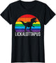 Gay Dino Lickalottapus Rainbow Pride Flag Trex LGBTQ Men