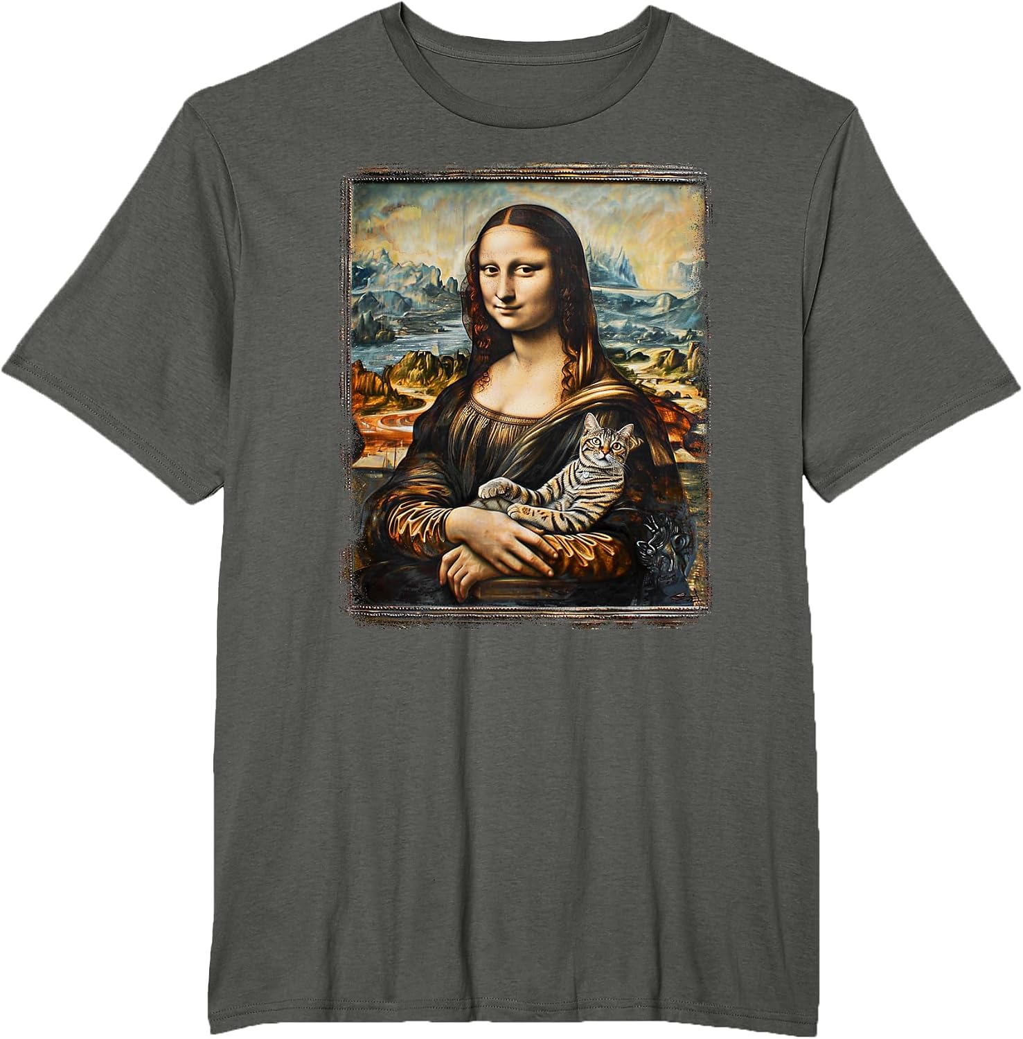 Mona Lisa With Cat