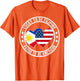 Lucky to Be Filipino Proud to Be American Funny Flag Graphic