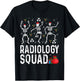 Radiology Squad Skeleton Christmas Radiologist Xray Tech