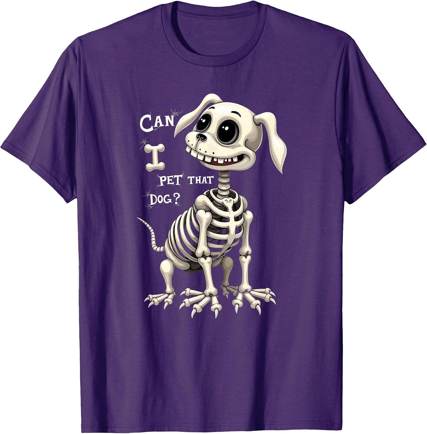 Can I Pet That Dog Skeleton Halloween Gifts Men Women Kids