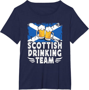 Scottish Drinking Team Funny Beer Lovers Scotland Flag