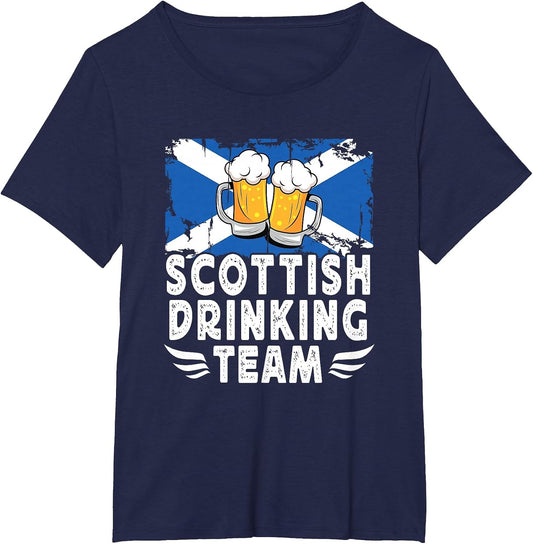 Scottish Drinking Team Funny Beer Lovers Scotland Flag
