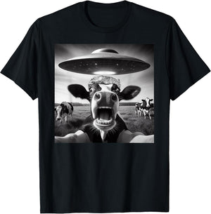 Funny Cow Abduction by UFO Selfie - Hilarious Alien Meme