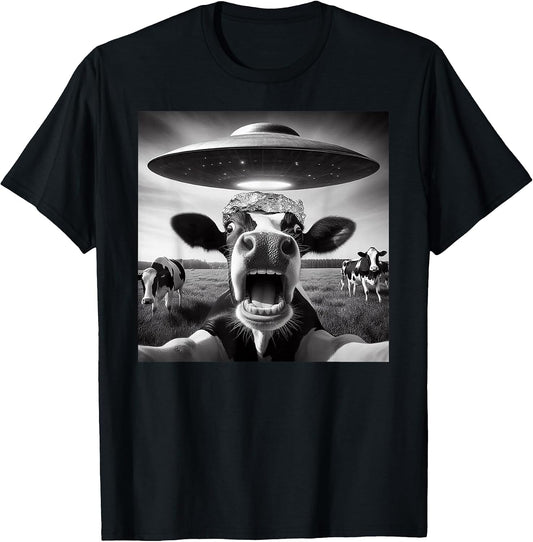 Funny Cow Abduction by UFO Selfie - Hilarious Alien Meme