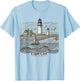 Vintage Cape Cod Massachusetts Nautical Lighthouse Seashore