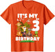 It's My 3rd Birthday Safari Jungle 3 Years Old