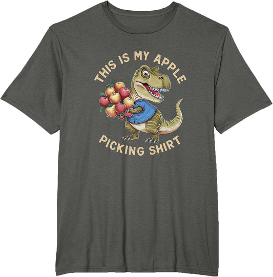 My Apple Picking T-Rex Funny Apples Fruit Funny