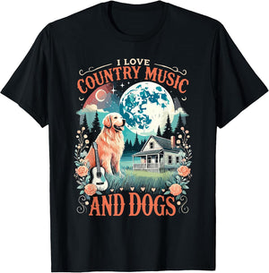 Country Music Lover I Love Country Music And Dogs
