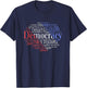 Democracy Word Cloud Art Election Red White and Blue