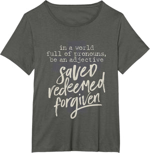 Saved Redeemed Forgiven Cross