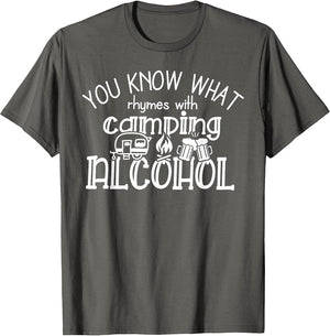 You Know What Rhymes with Camping Alcohol Summer Camp Funny