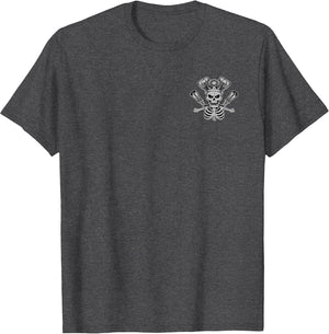Skeleton Motor Head Speed Shop Hot Rod Mechanic Car Lover