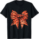 Coquette Bow Black and Orange Tiger Vitage