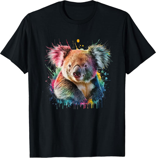 Koala Bear Men Woman Colorful Watercolor Koala Bear