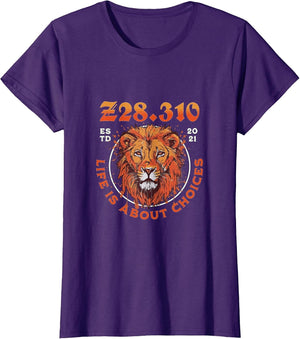 Code Z28.310 Since 2021 Classic Lion - Life is About Choices
