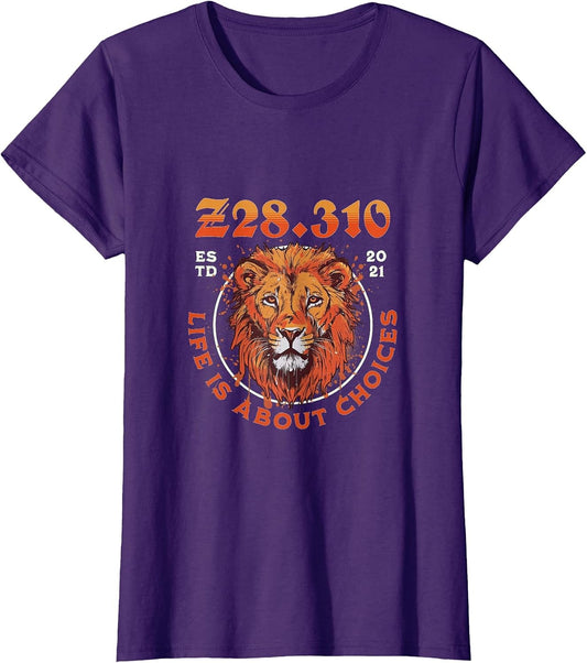 Code Z28.310 Since 2021 Classic Lion - Life is About Choices