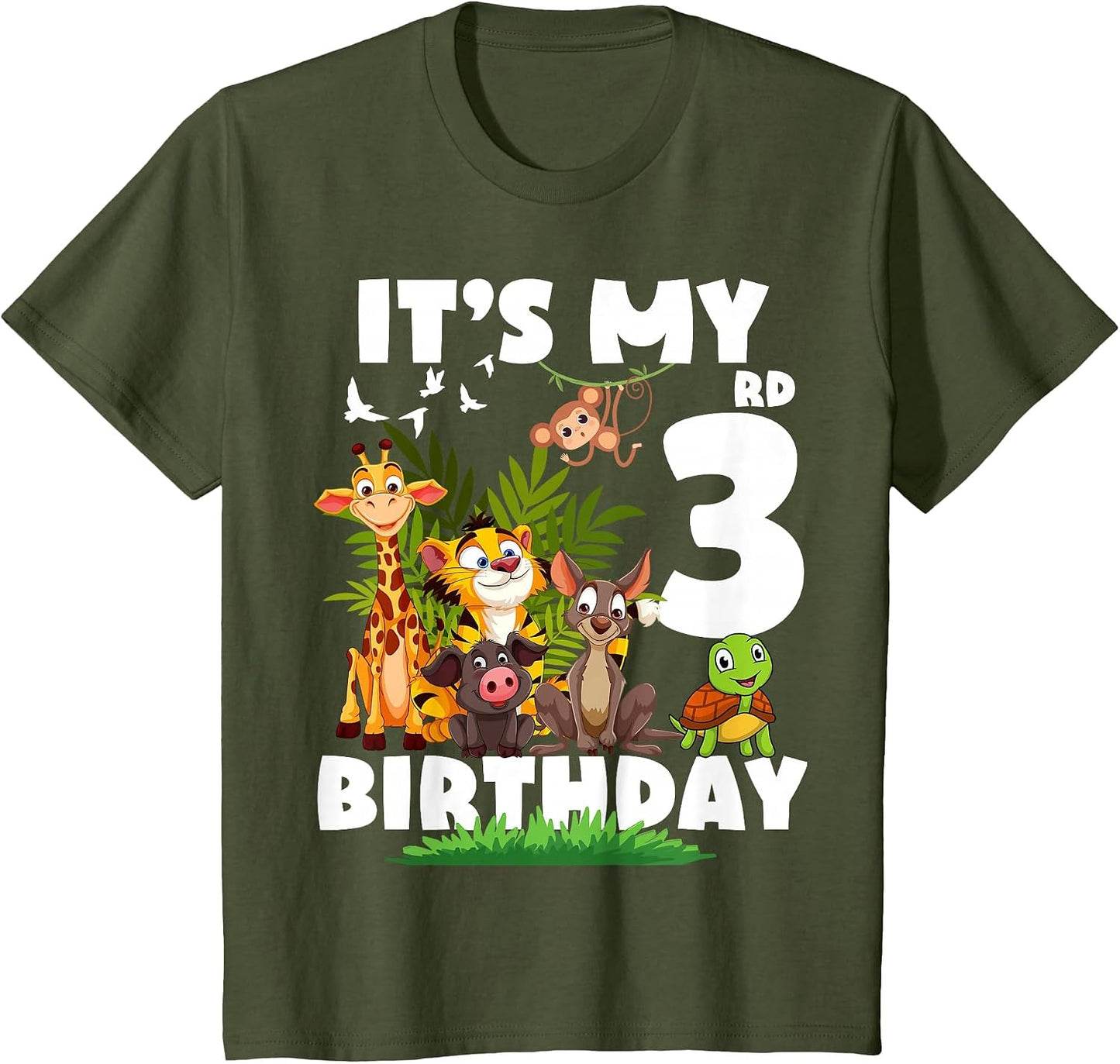 It's My 3rd Birthday Safari Jungle 3 Years Old