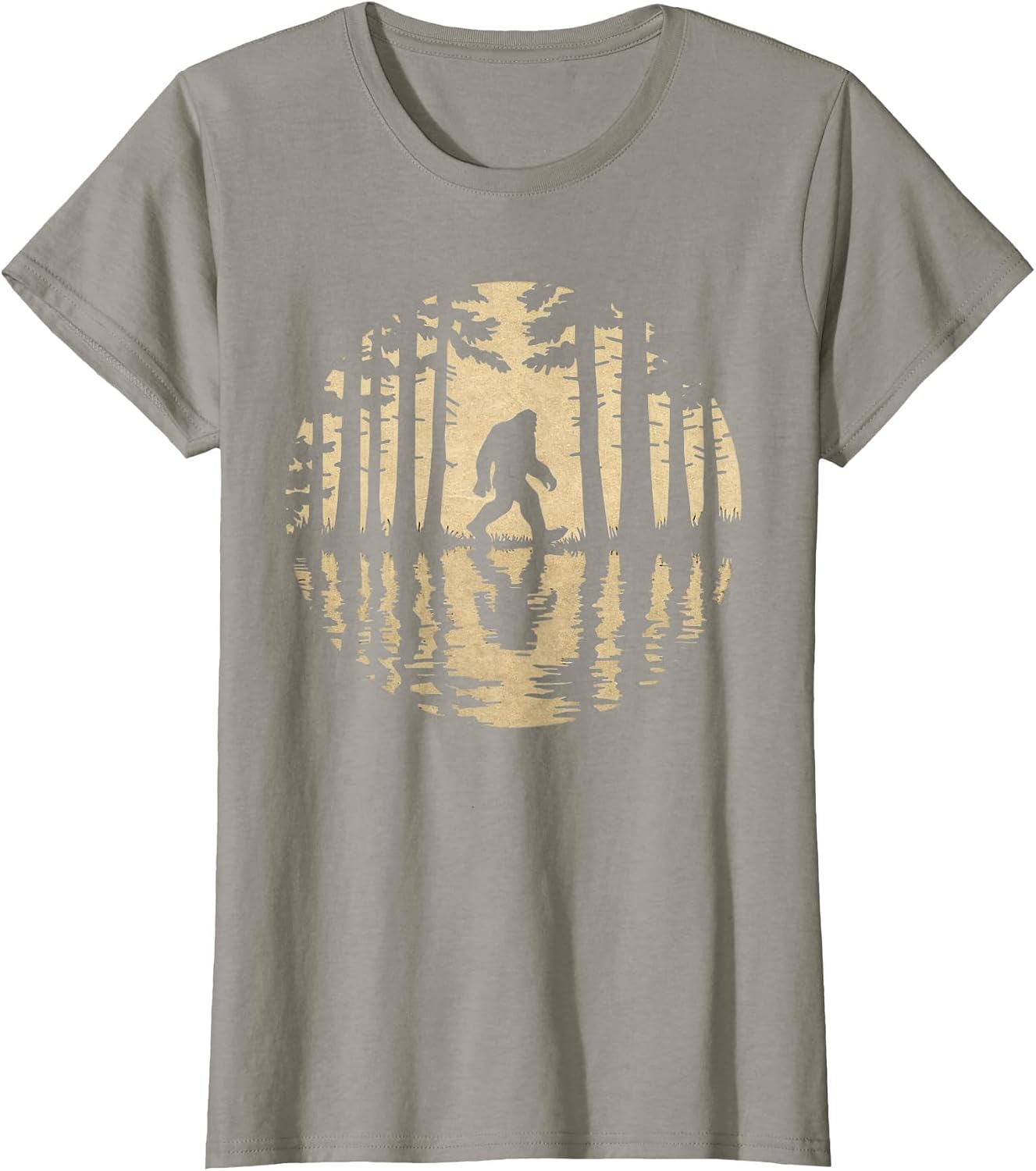 Bigfoot Sasquatch Wandering Hiking Adventure Vintage