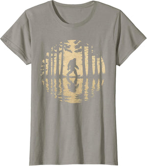 Bigfoot Sasquatch Wandering Hiking Adventure Vintage