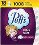 Puffs Ultra Soft Facial Tissue, 18 Cubes, 56 Tissues Per Box