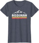 Vintage Bozeman Montana Retro Mountain Souvenir