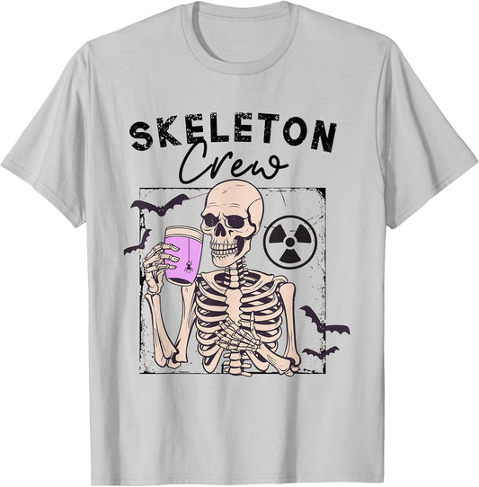 Radiology Halloween Xray Tech Skeleton Coffee Crew CT Tech