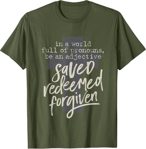 Saved Redeemed Forgiven Cross