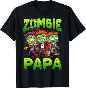 Zombie Papa Halloween Costume Family Matching