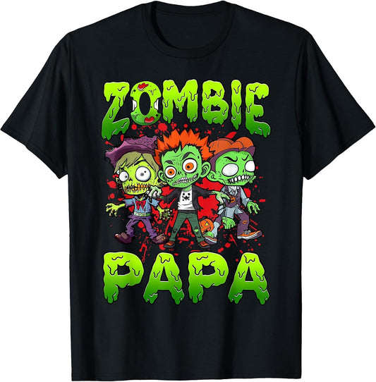 Zombie Papa Halloween Costume Family Matching