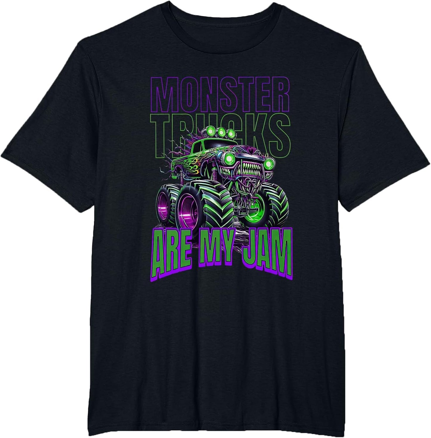 Monster Trucks are My Jam Kids Boys Toddlers Youth & Adults