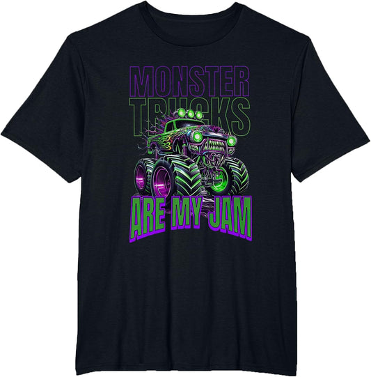Monster Trucks are My Jam Kids Boys Toddlers Youth & Adults