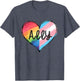 Ally Heart Rainbow and Transgender Flag LGBT Pride Month