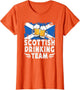 Scottish Drinking Team Funny Beer Lovers Scotland Flag