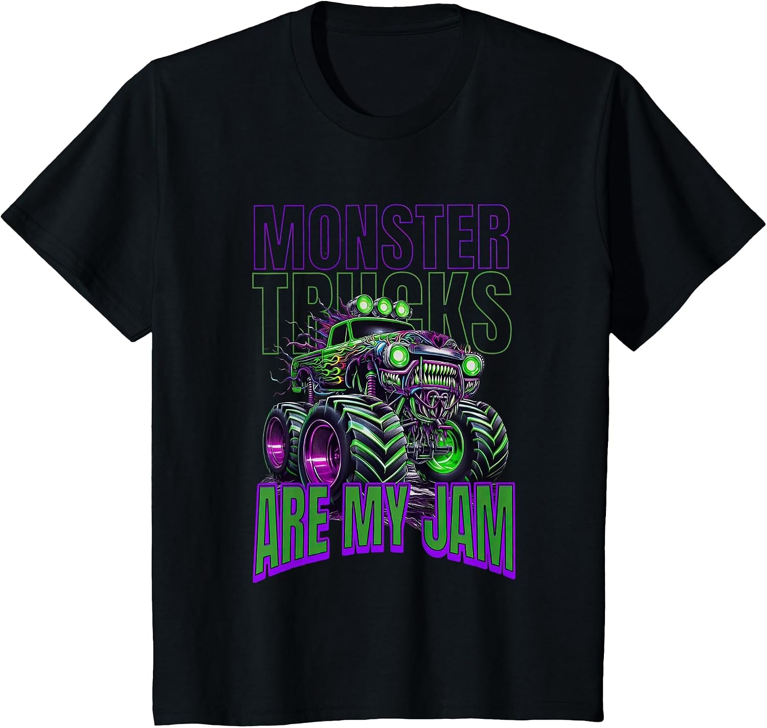 Monster Trucks are My Jam Kids Boys Toddlers Youth & Adults