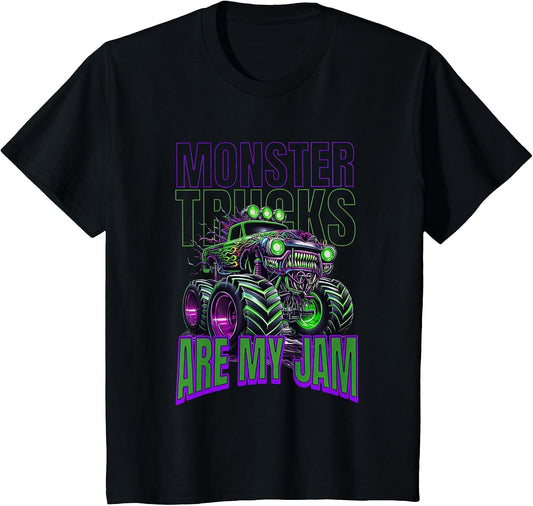 Monster Trucks are My Jam Kids Boys Toddlers Youth & Adults