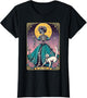 Cat Lady Tarot Card Skeleton Woman Funny Cat Lover