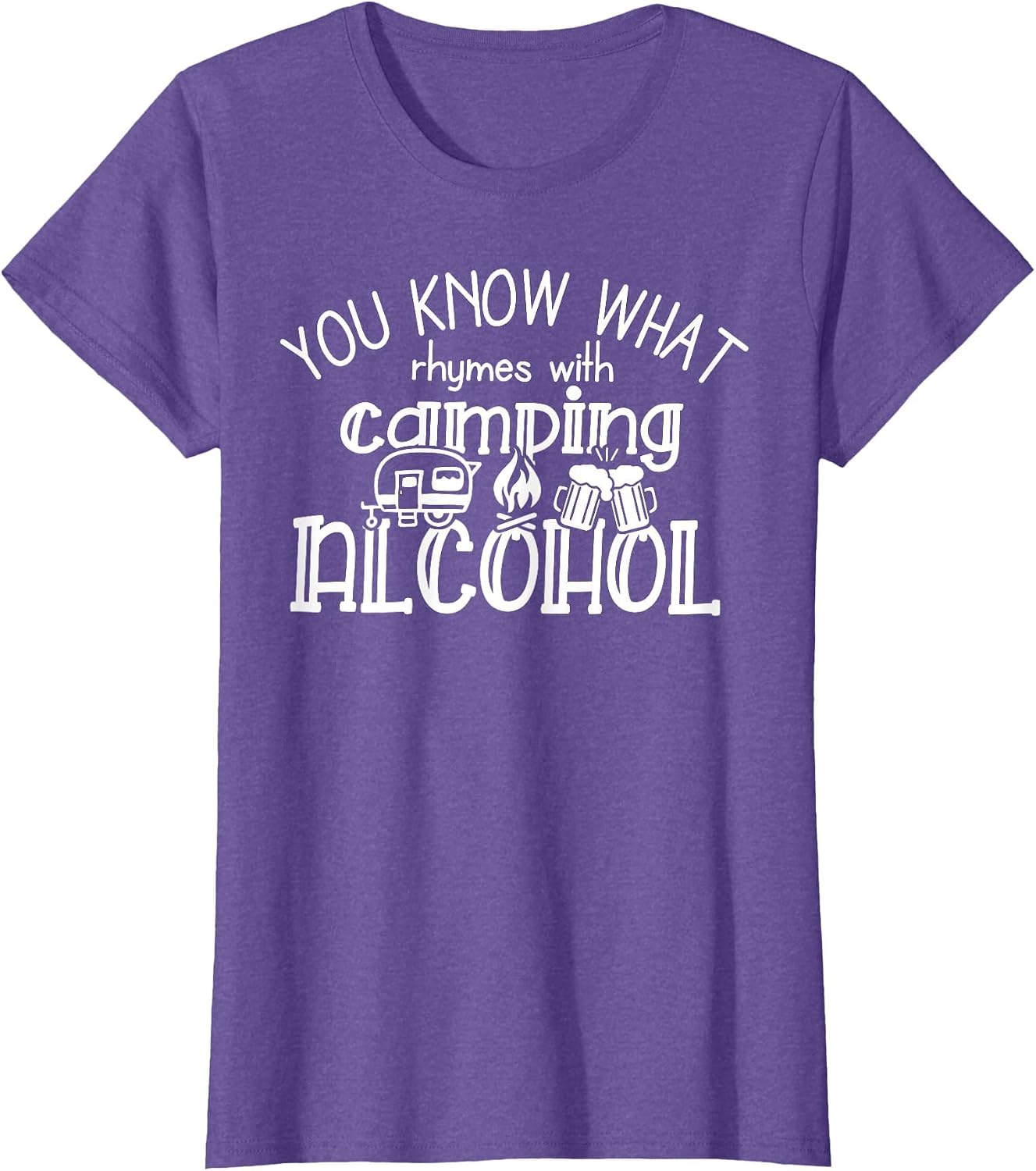 You Know What Rhymes with Camping Alcohol Summer Camp Funny