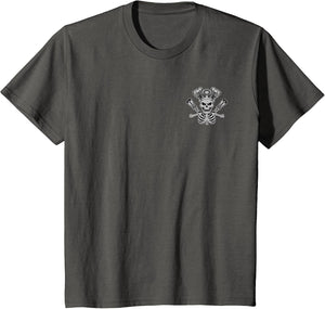 Skeleton Motor Head Speed Shop Hot Rod Mechanic Car Lover